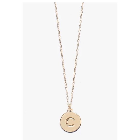 Kate Spade Mini Initial Pendant Necklace C